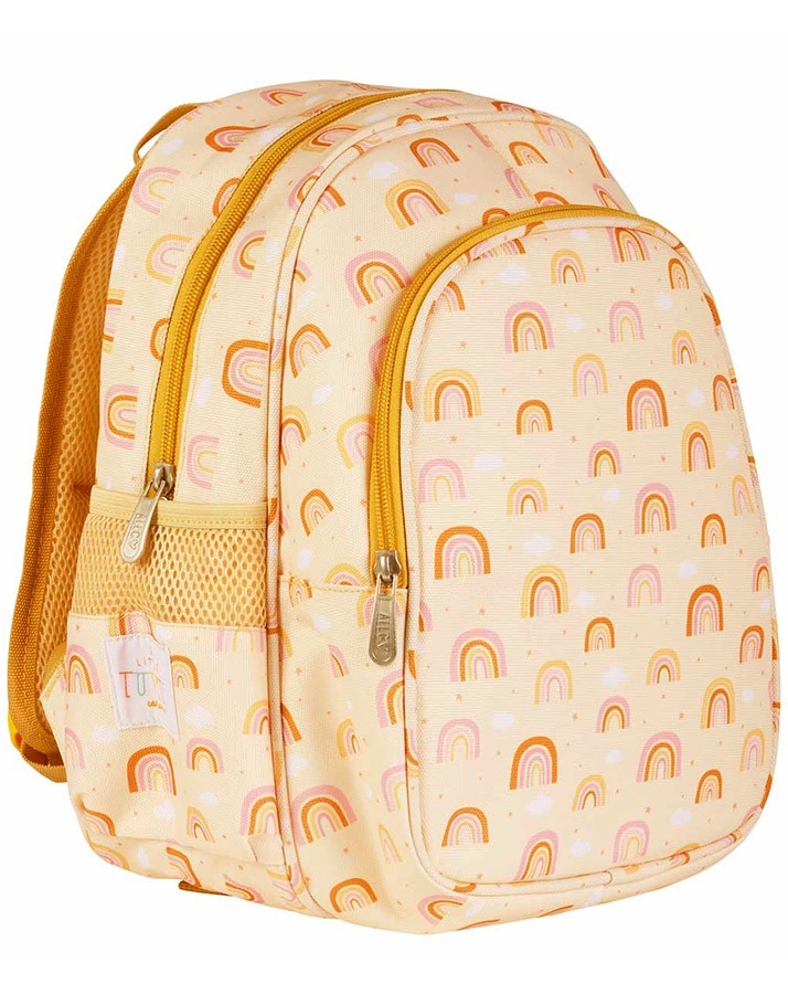 Kinderrucksack RAINBOWS (27x32x19) isoliert in orange