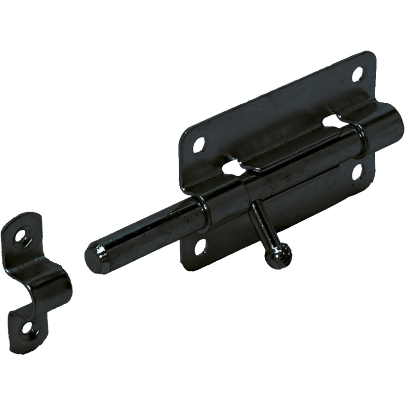 GB plaatgrendel 100x50mm zwart