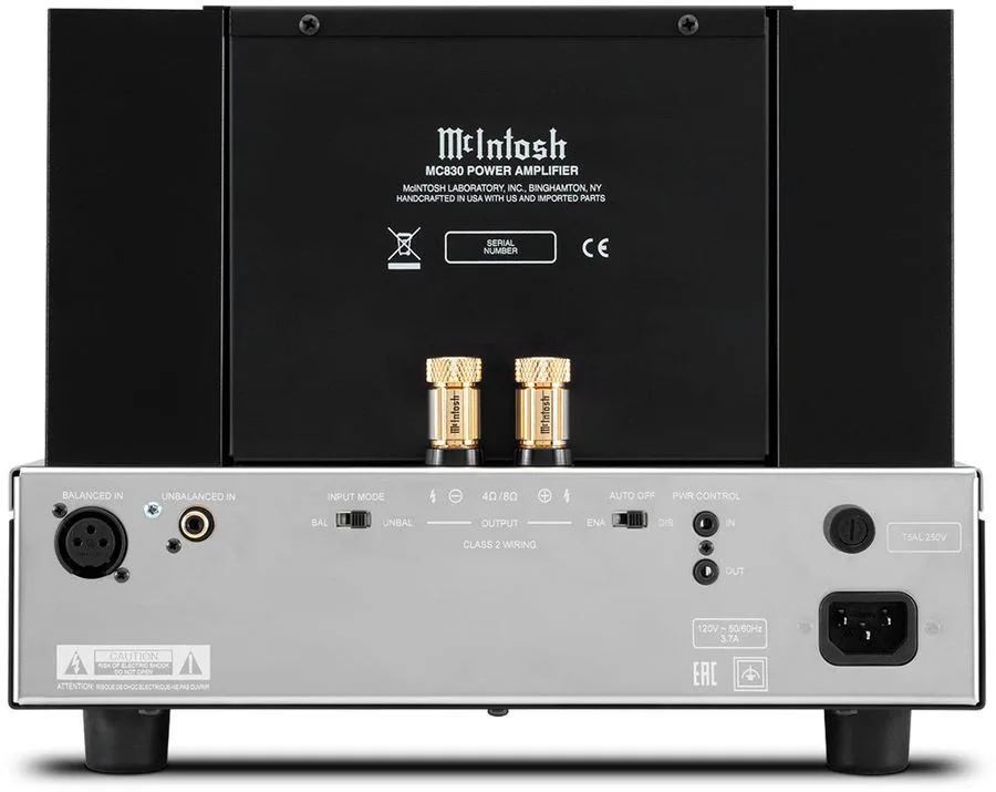 McIntosh MC830 Amplis de puissance