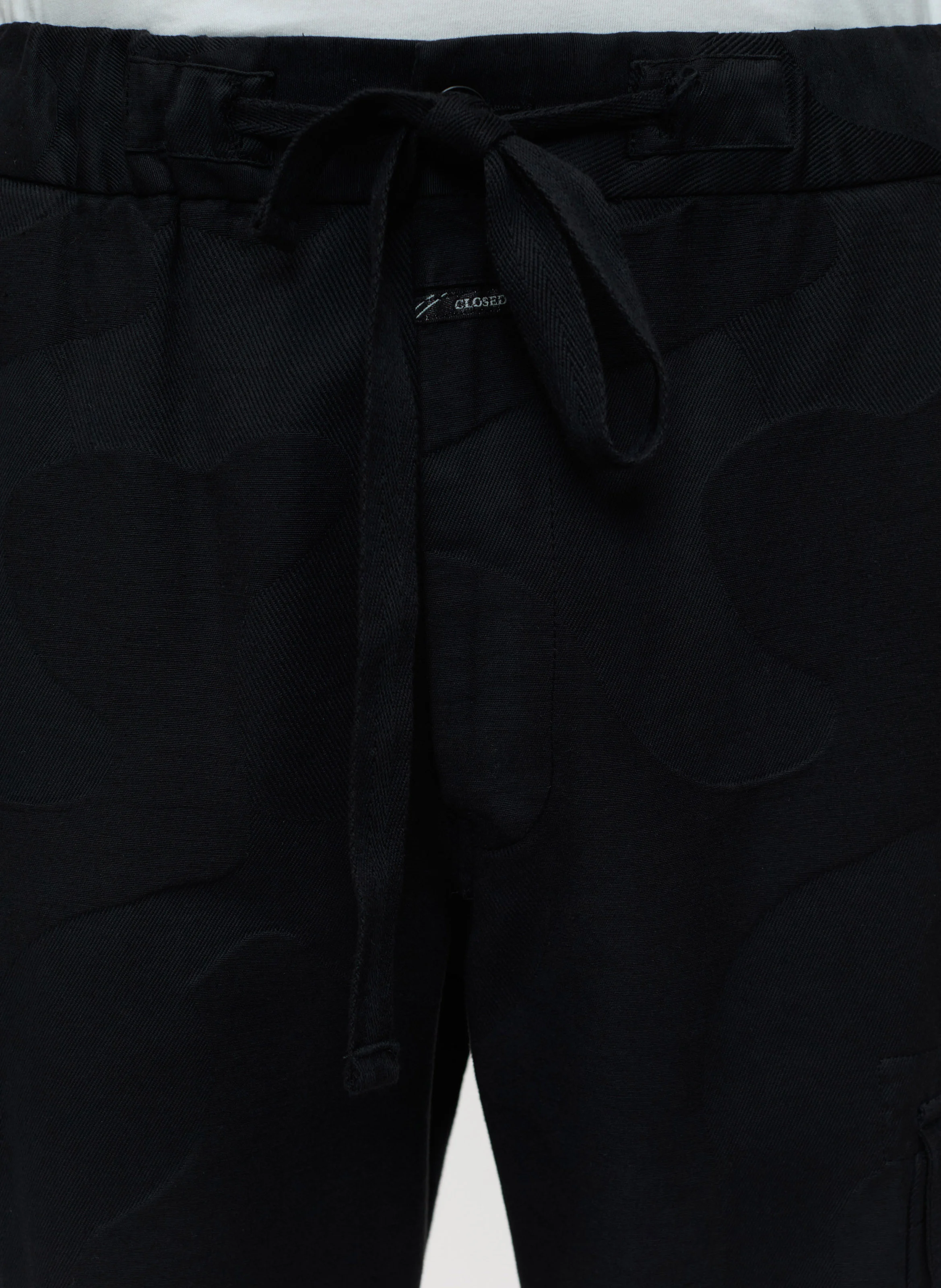 NEWPORT - Pantalon large en coton | Noir