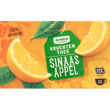 Jumbo Sinaasappel Thee 20 Stuks