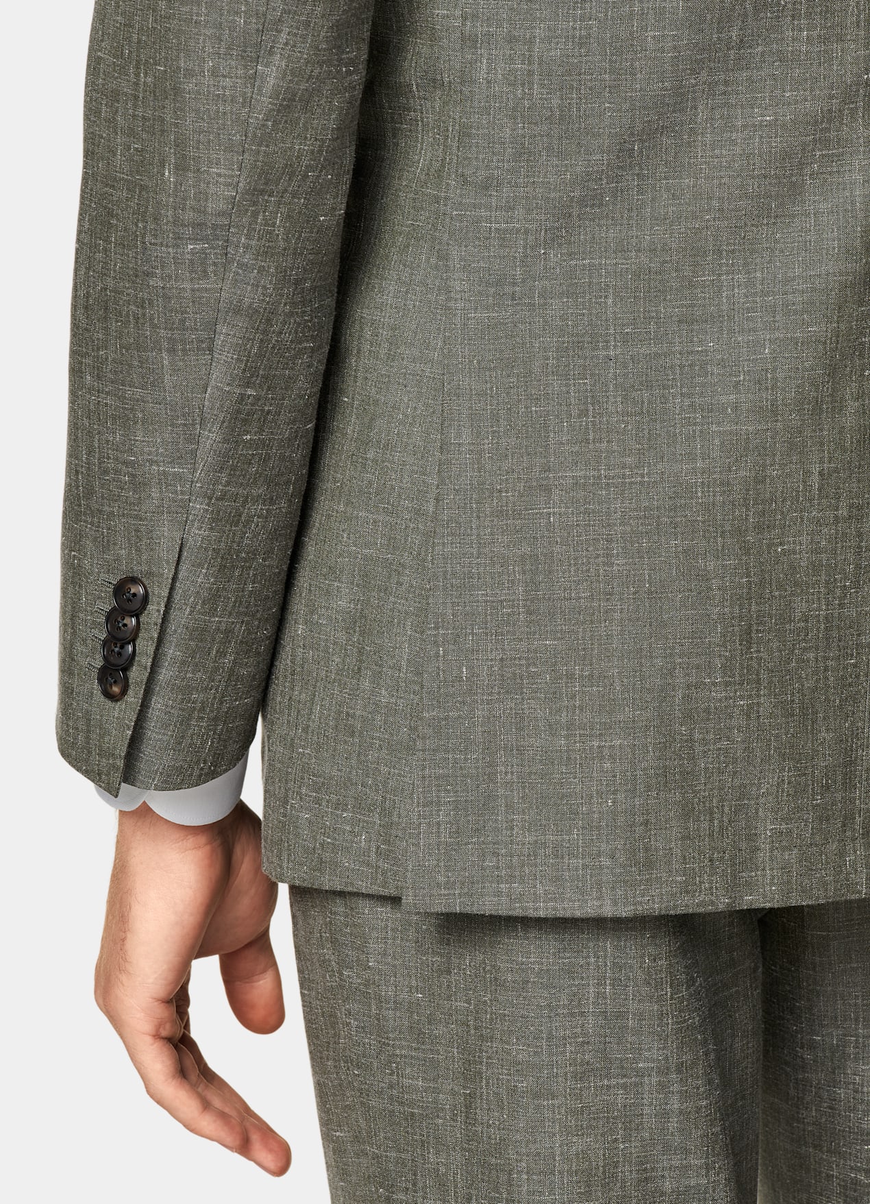Costume trois pièces Havana coupe Tailored vert moyen