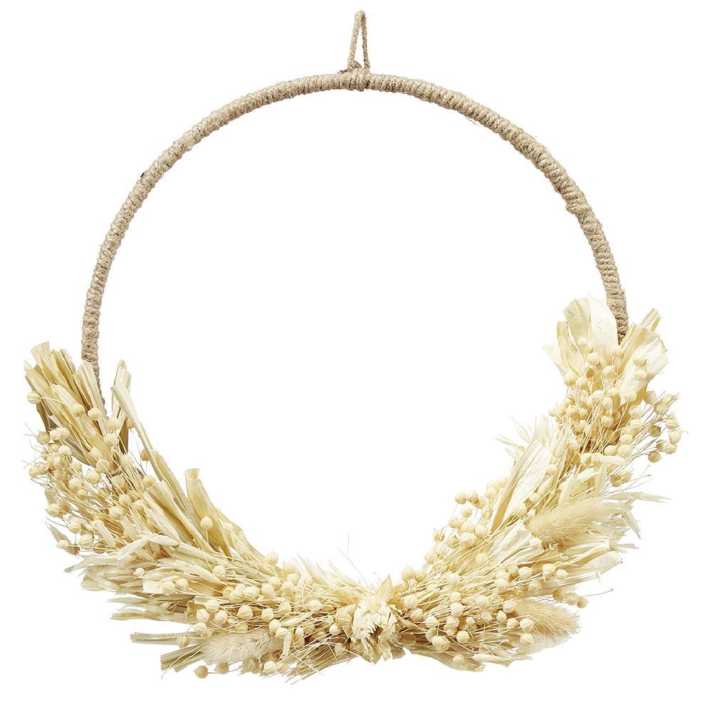 Couronne fleurs séchées Ø32cm