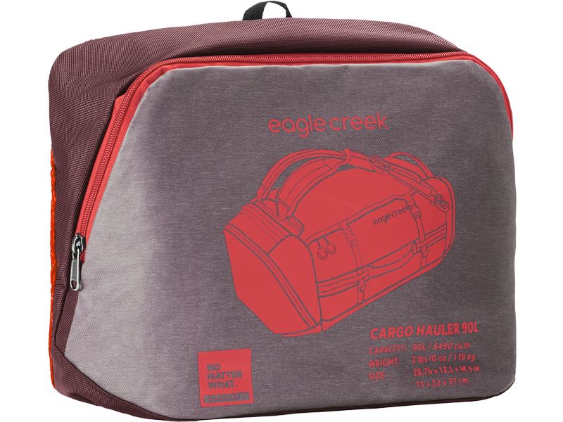 eagle creek Duffle Bag Cargo Hauler 90 l Dunkelrot Wasserabweisender Dufflebag