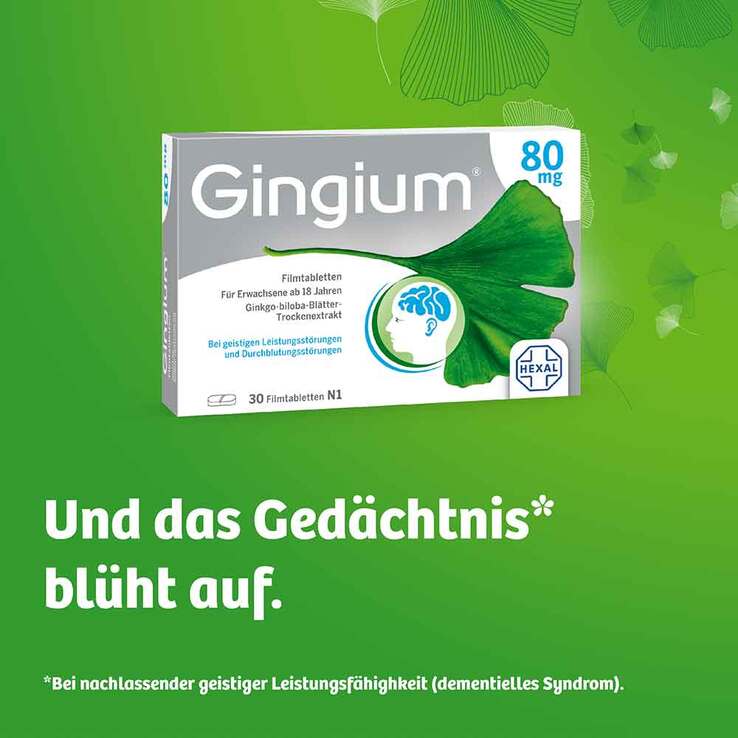 Gingium 80 mg Filmtabletten, 120 St