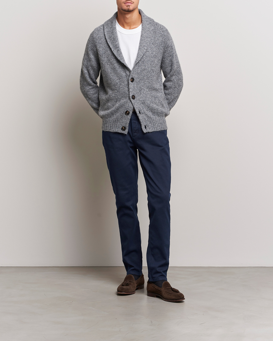 Brunello Cucinelli Slim Fit Bull Denim Pants Navy