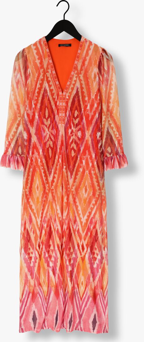 ANA ALCAZAR oranje ana alcazar maxi jurk maxi dress deco