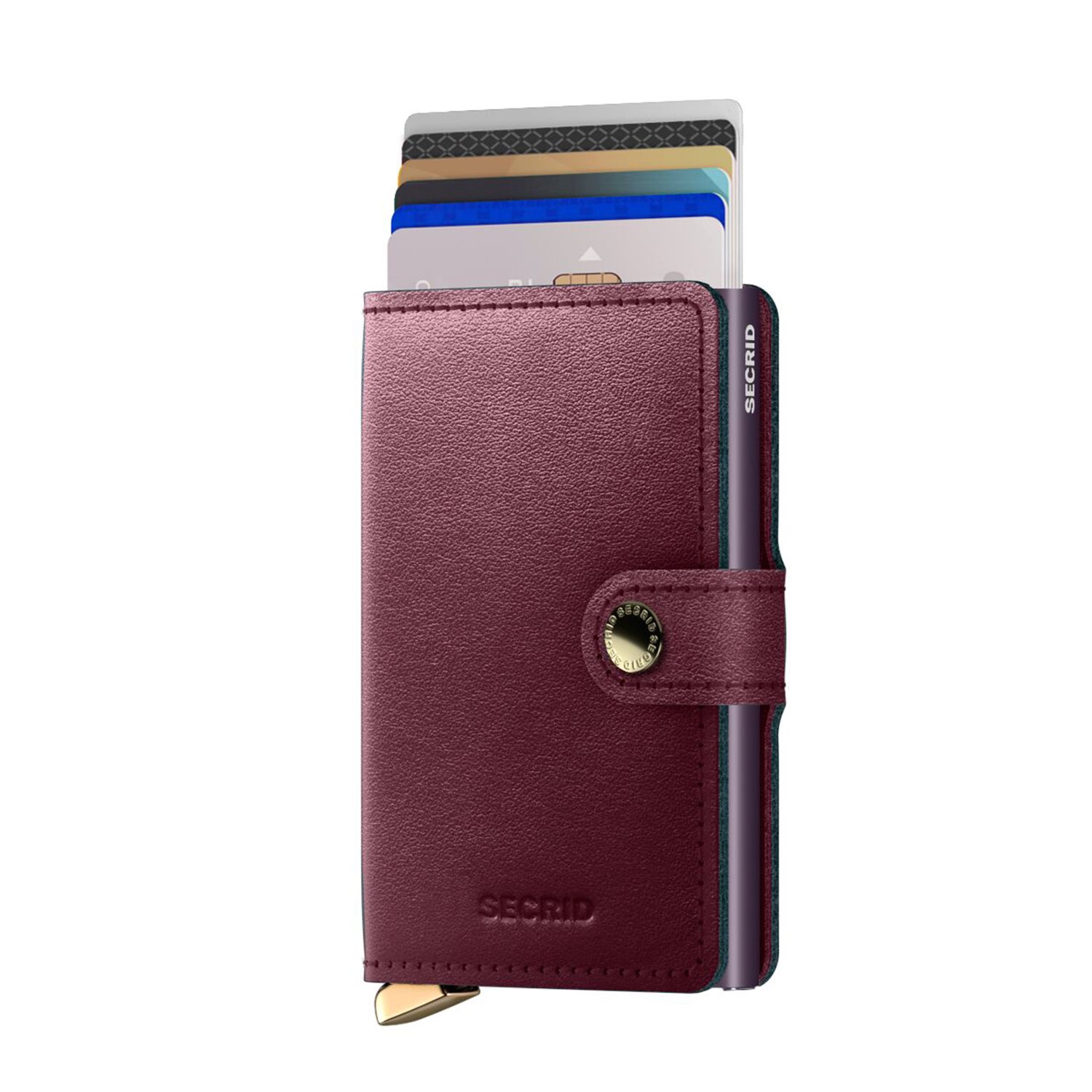 Secrid Miniwallet Portemonnee Dusk bordeaux