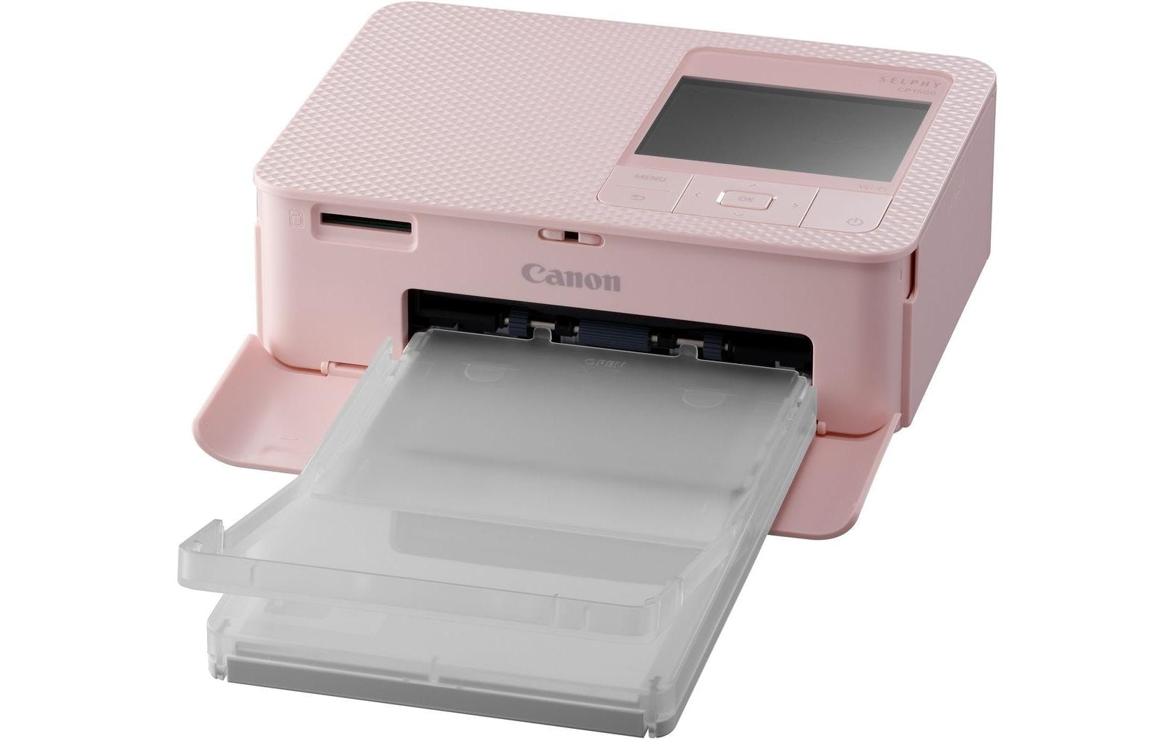 Canon Fotodrucker »Selphy CP1500 pink, 300x300dpi,WLAN«