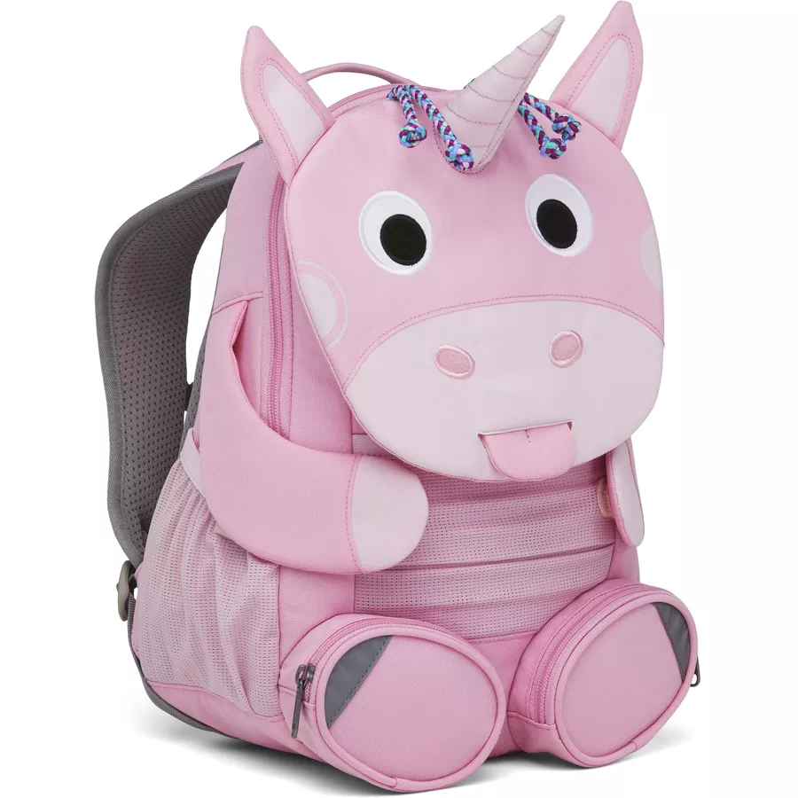 Affenzahn Große Freunde - Kinderrucksack Einhorn, pink