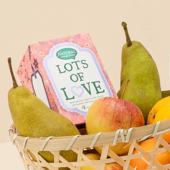 Fruitmand | klein | Thee | Lots of love