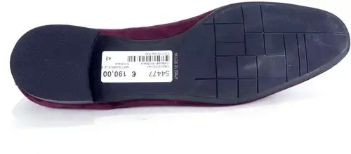 5857 CALANDSCHOEN BORDEAUX - maat 44.5 instapper bordeaux - maat 44.5 Calandschoen