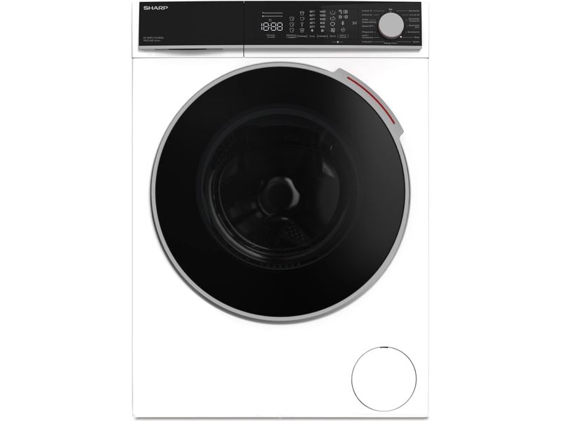 Sharp Waschmaschine ES-WNFL914CWDA Links Frontloader mit 9 kg Ladekapazität