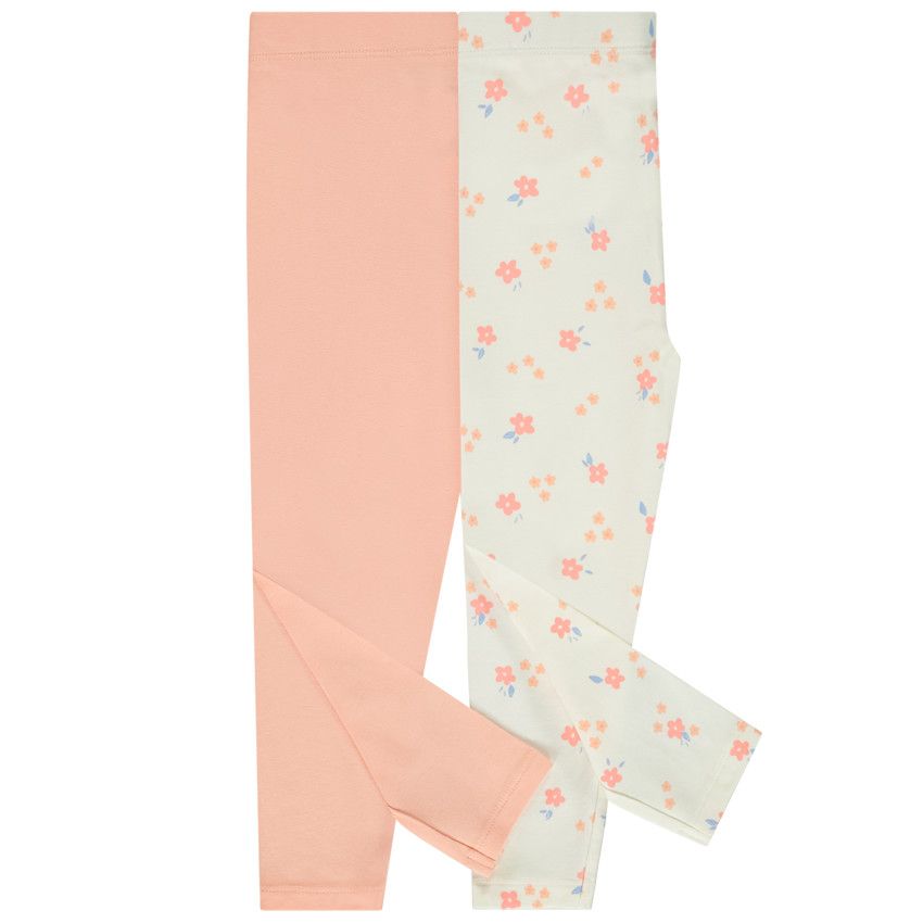 Lot de 2 caleçons fantaisie pour bébé fille - Ecru