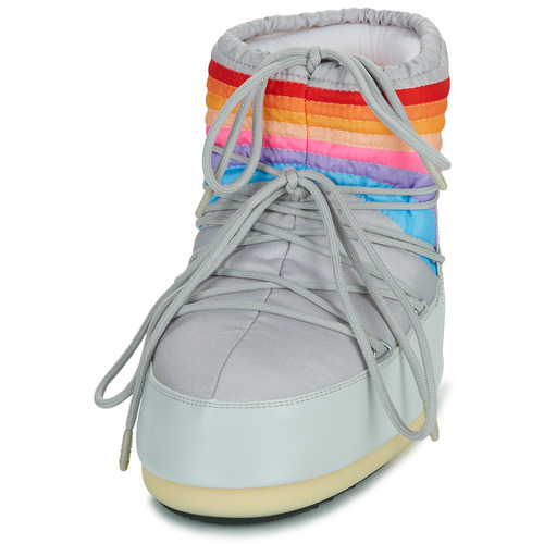 Moon Boot - MB ICON LOW RAINBOW - Gris / Multicolore