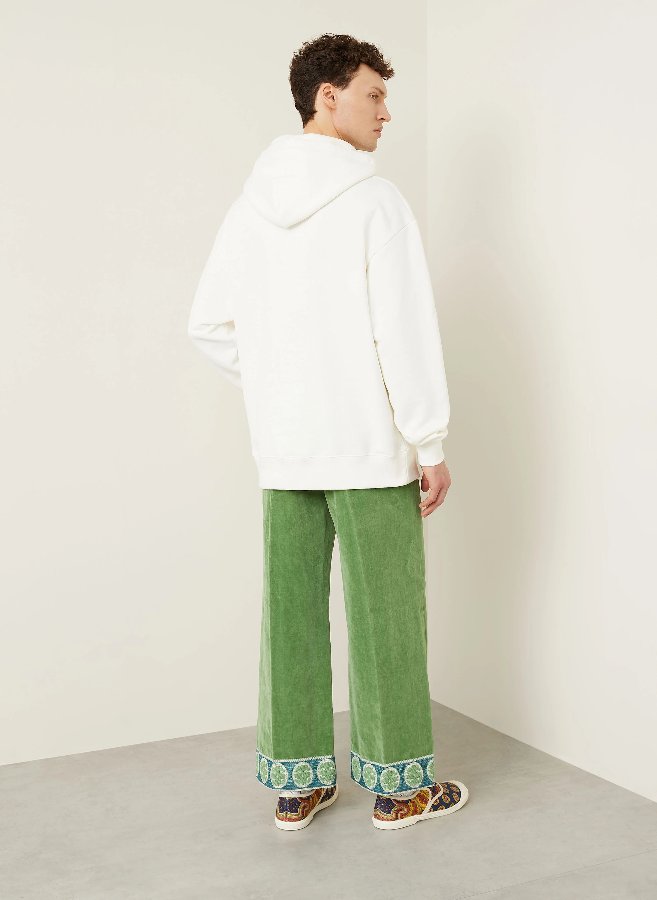 VALENTINO Samthose Regular Fit mit Leinen