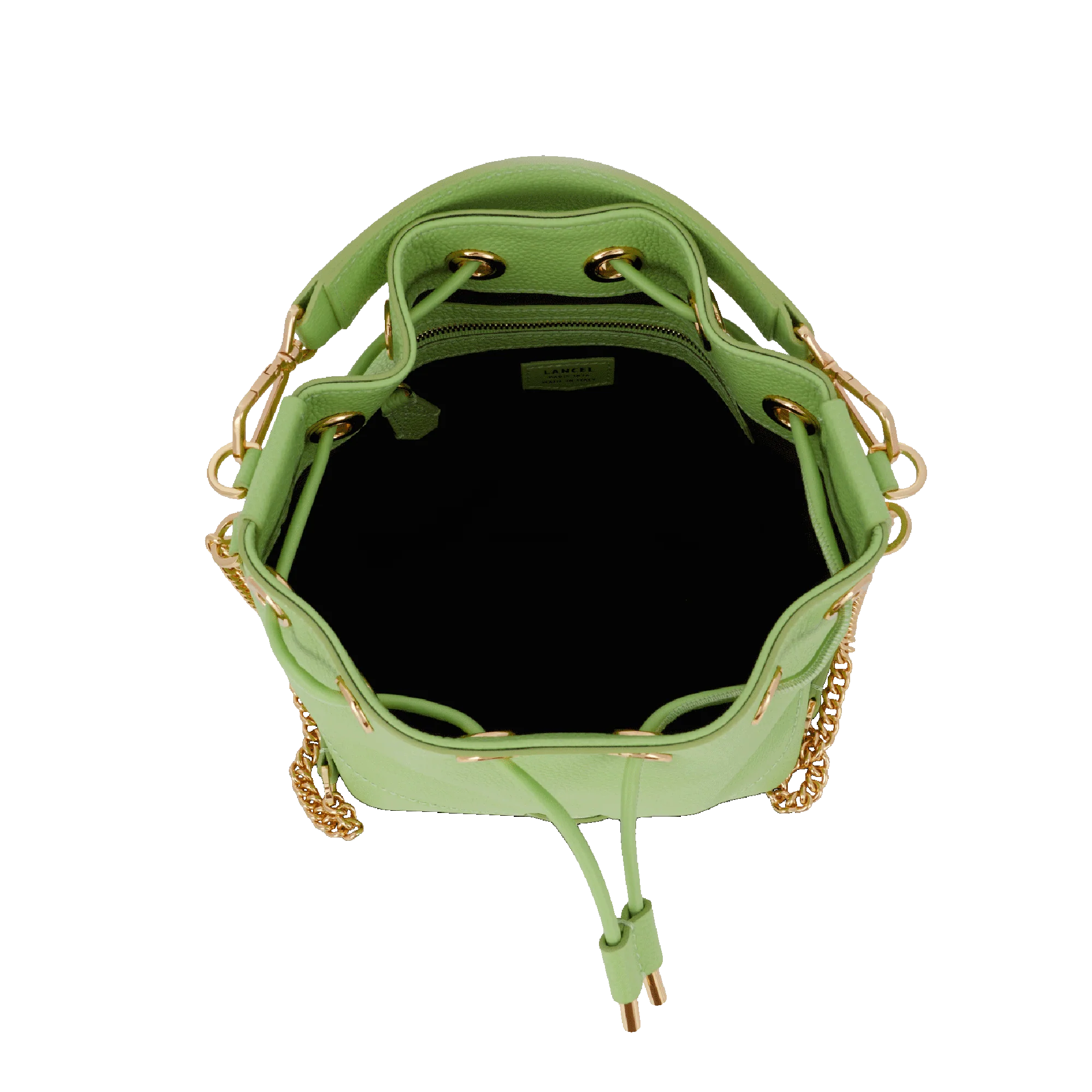 Mini sac seau Ninon de Lancel-Pomme/azur