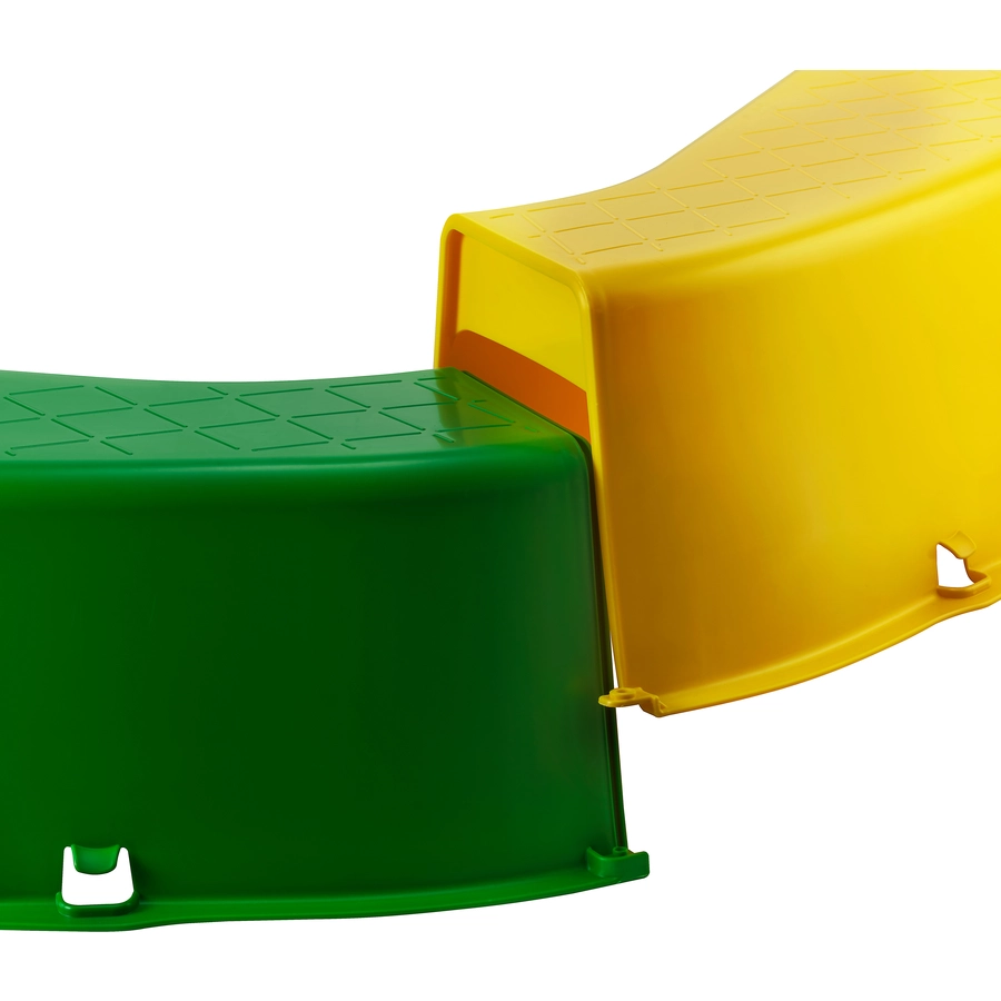 Twipsolino Sandkasten ohne Abdeckplane outdoor grün  gelb
