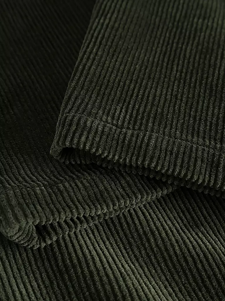 KNOWLEDGE COTTON APPAREL Cordhose Straight Fit CHUCK grün