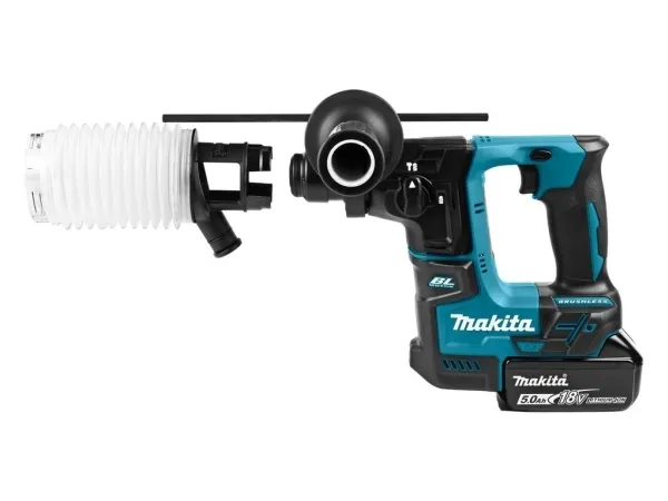Makita DHR171 - Roterende hammer - ledningfri - 2 tilstande - SDS-plus - 1.2 Joule - til 2 batterier - 18 V - Leveres uden batteri og lader