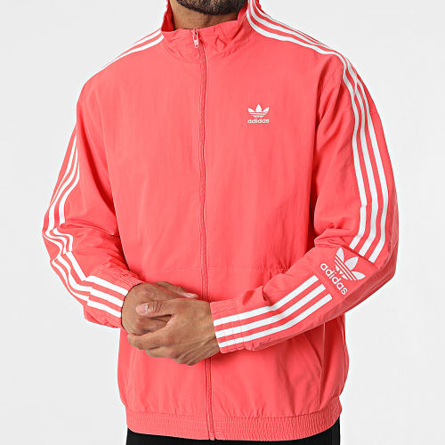 Veste Zippée A Bandes Lock Up HC1999 Rose