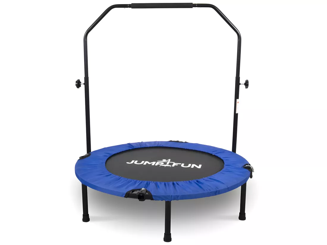Mini Trampoline Fitness Jump4fun Pliable Double-Bar - Ø92cm