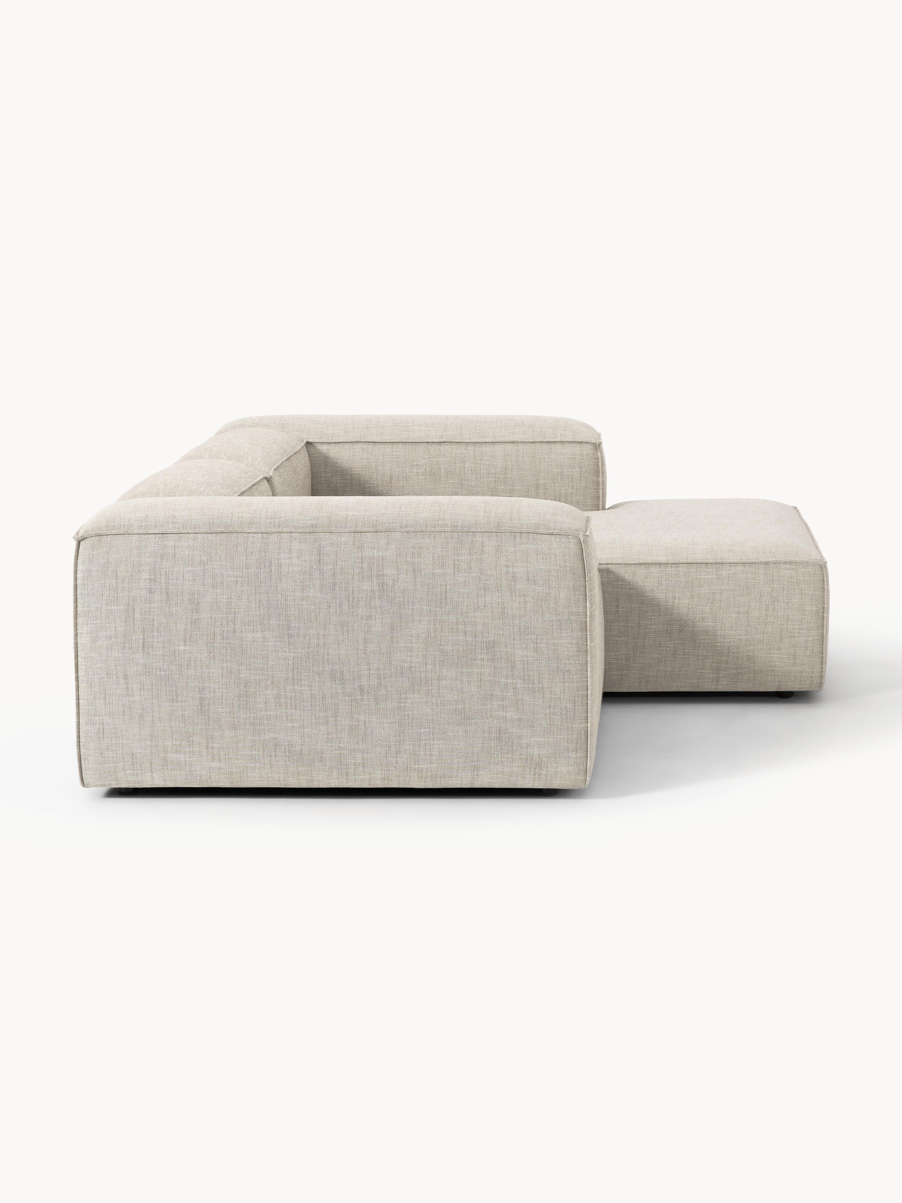 Modulaire hoekbank Lennon van linnenmix (2-zits)