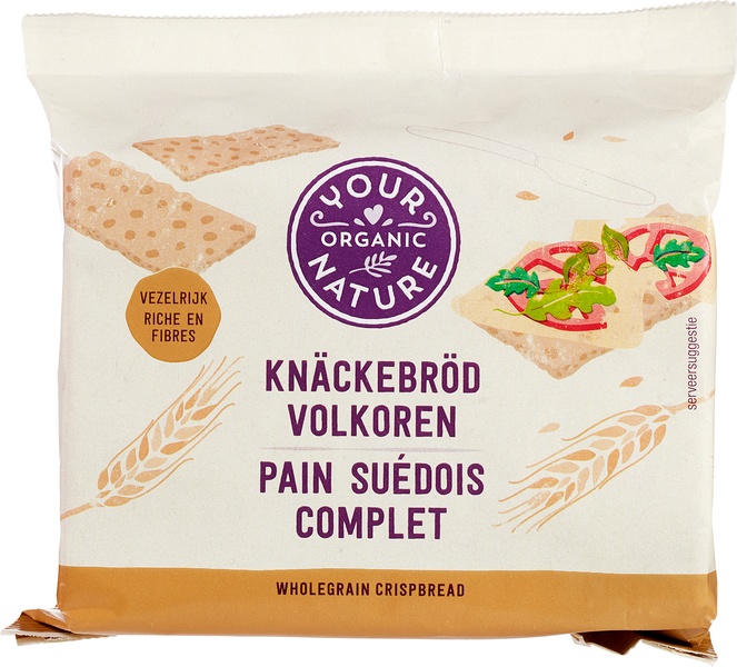 Your Organic Nature Knäckebröd Volkoren (250 gr)