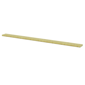 Blokhutprofiel grenenhout geschaafd ca. 2,8 x 14,5 mm, lengte ca. 180 cm