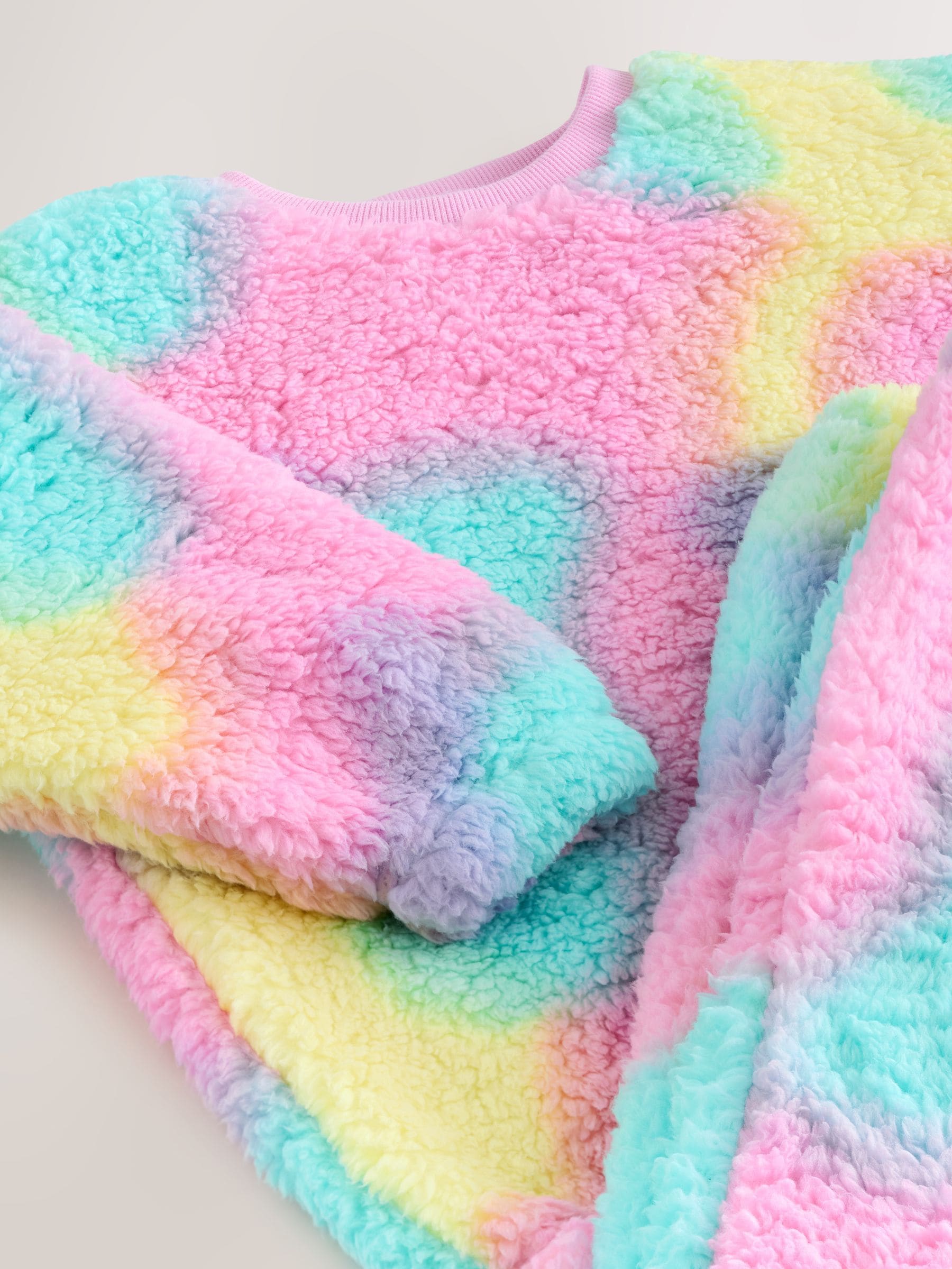 Pastelkleurig tie-dye - Fleece Two Pieces (2-16jaar)
