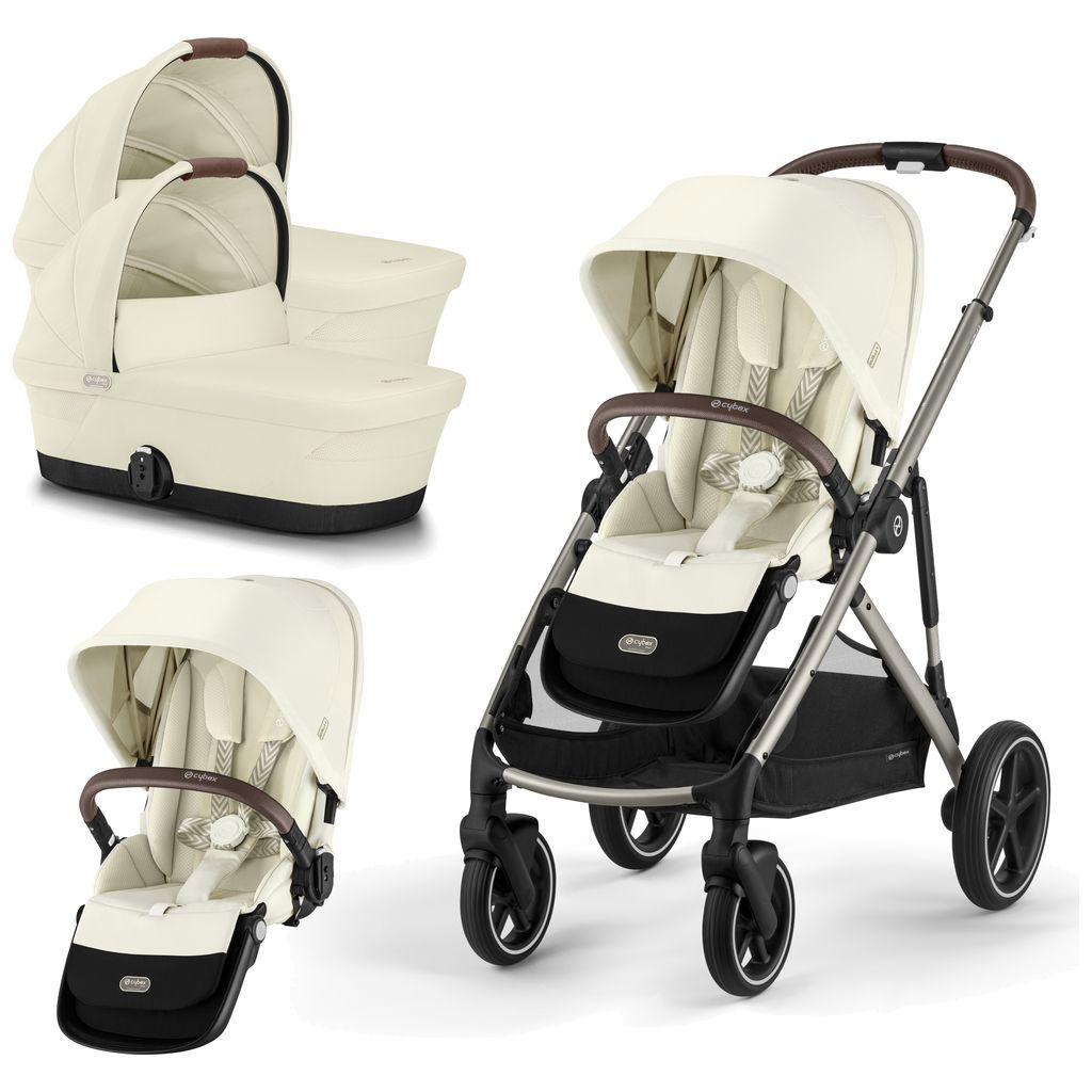 CYBEXCYBEX   Gazelle S Zwillingskinderwagen seashell beige light beige