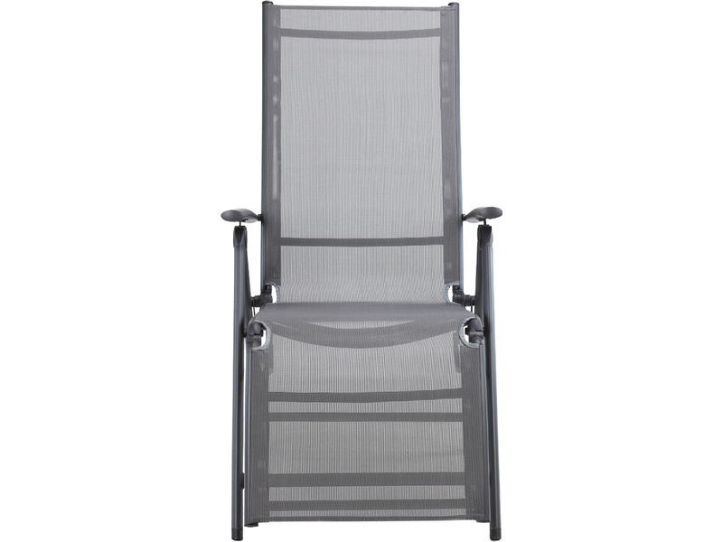 Contini Relaxstuhl Anthracite Relaxliegestuhl für den Aussenbereich