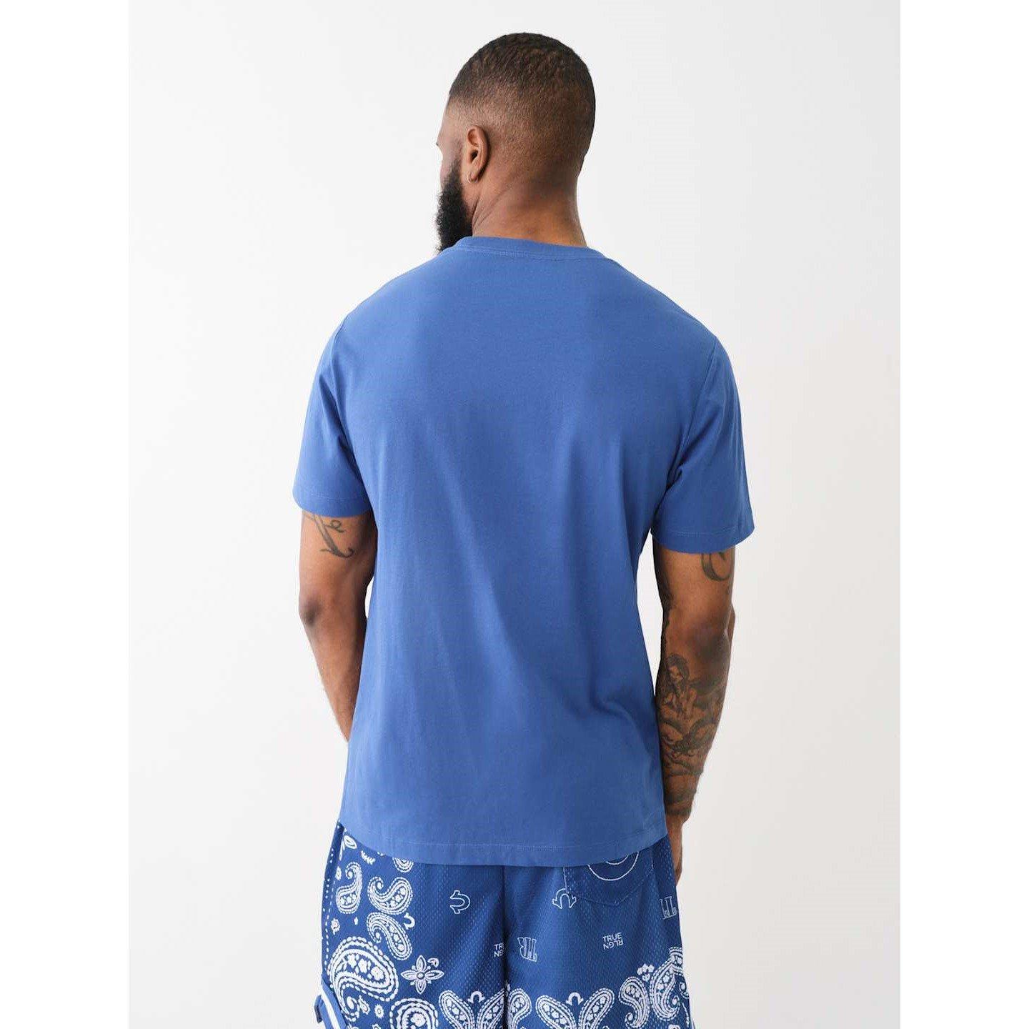 True Religion TR Paisly Flock T Shirt Mens