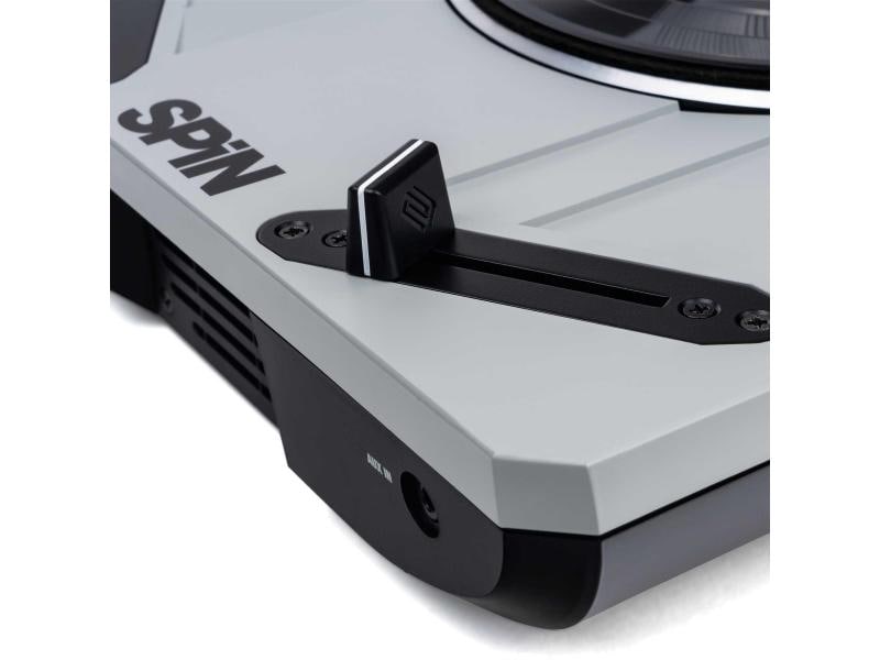 Reloop Plattenspieler Spin Grau Mobiles Schallplatten-Vergnügen an jedem Ort