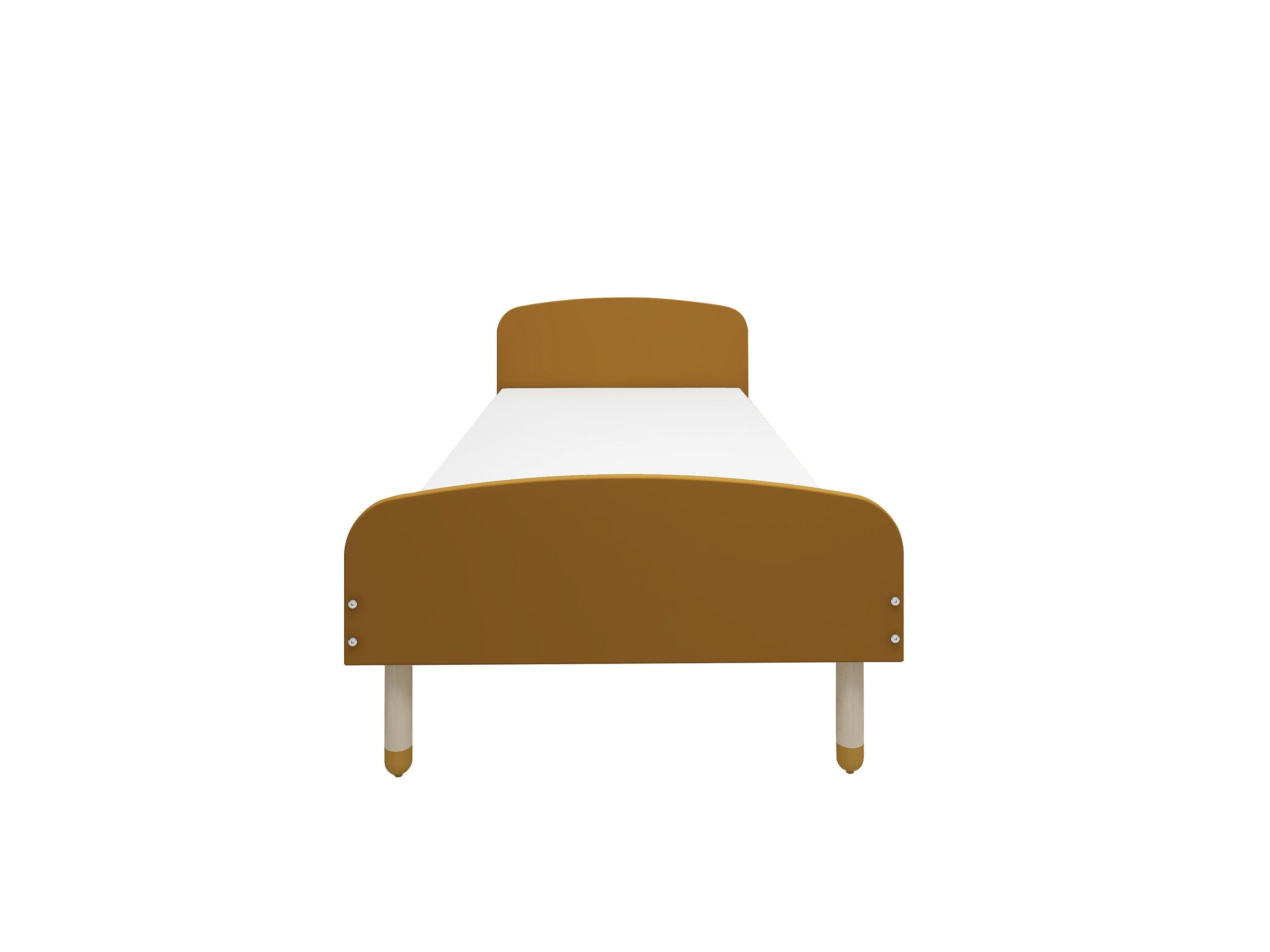 DOTS Einzelbett 90x200,gelb - Gelb / B: 90.0 cm x T: 200.0 cm x H: 72.0 cm