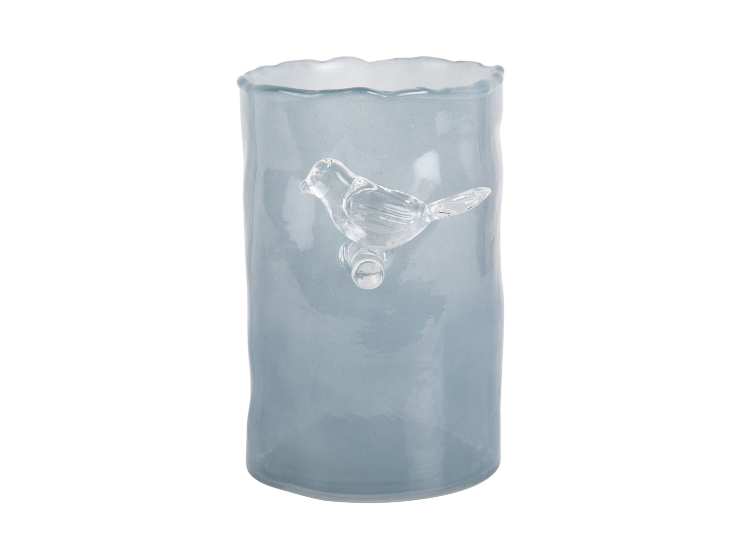 present time - Vase Bird On Branch Small