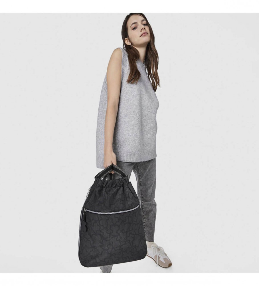 Mochila Tous Caine Kaos N preto