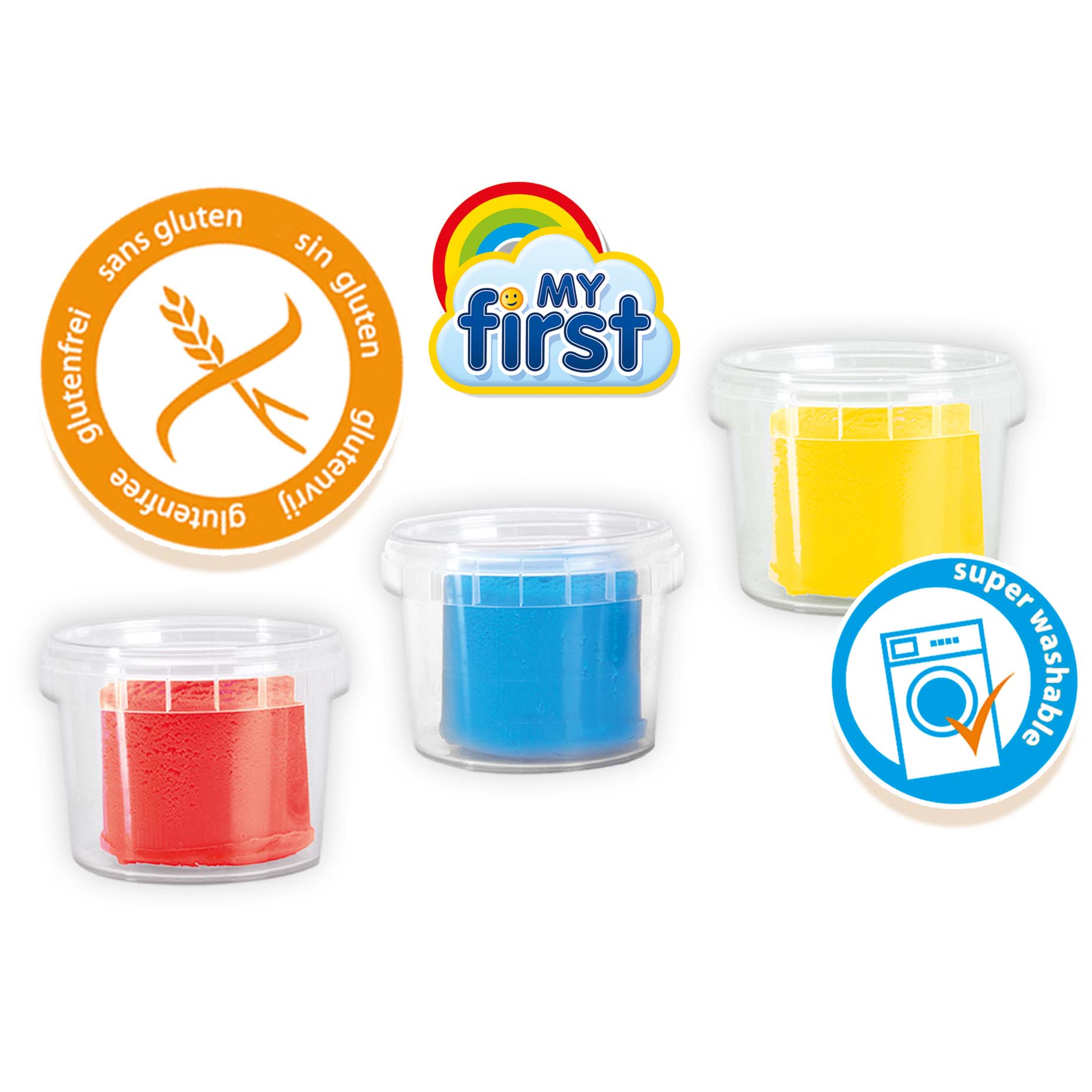 SES My First klei met tools 3x 90 gram multi