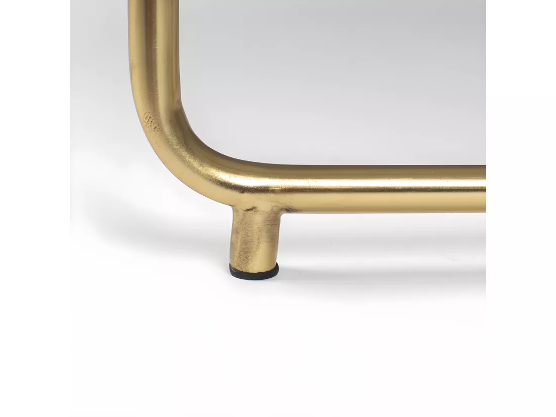 Timpa - Table basse en marbre ø70cm - Blanc