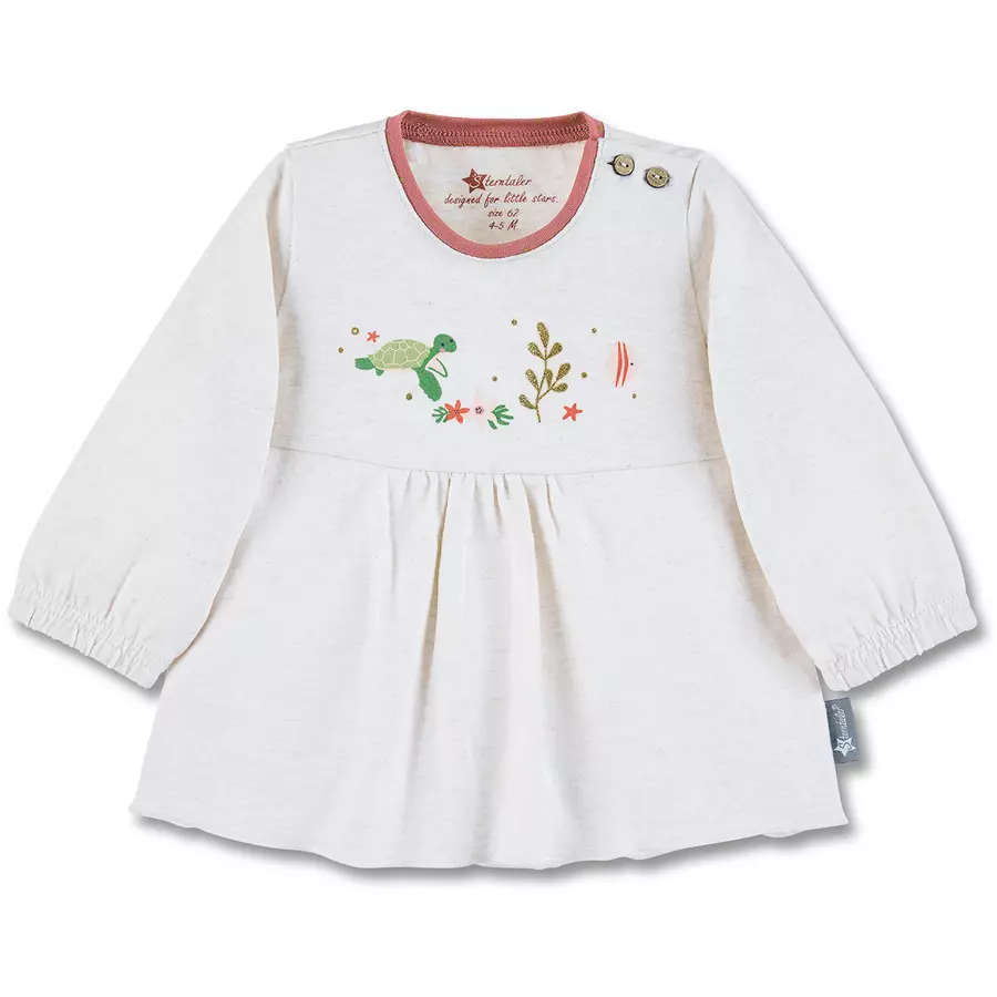 Sterntaler Langarmshirt ecru melange