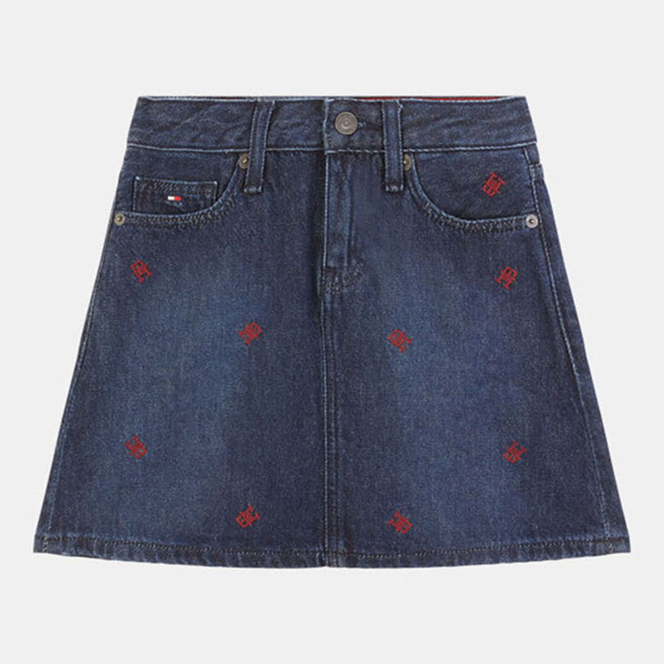 Tommy Hilfiger Jupe en jean bleu foncé