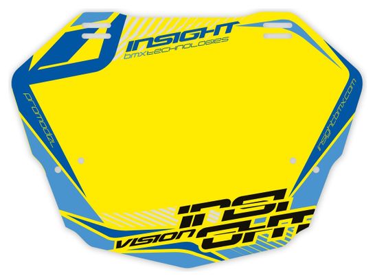 Plaque Insight Vision 2 Pro Jaune/Bleu