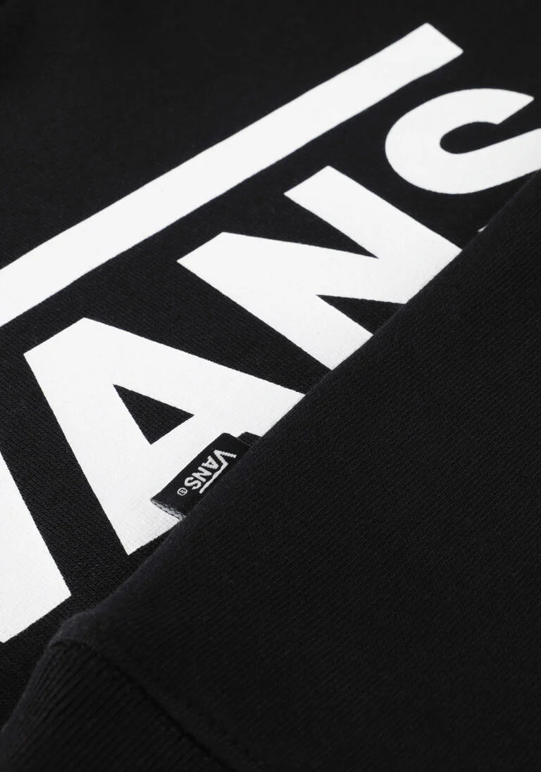 VANS zwarte vans trui by vans classic po kids black/white
