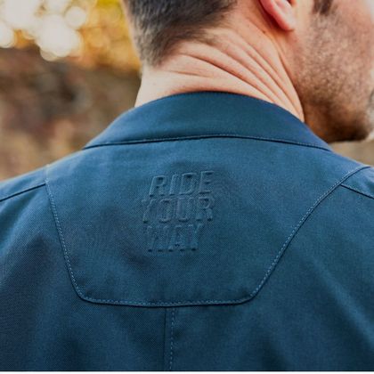 Blouson Ixon STRIKER RETRO - Noir / Bleu