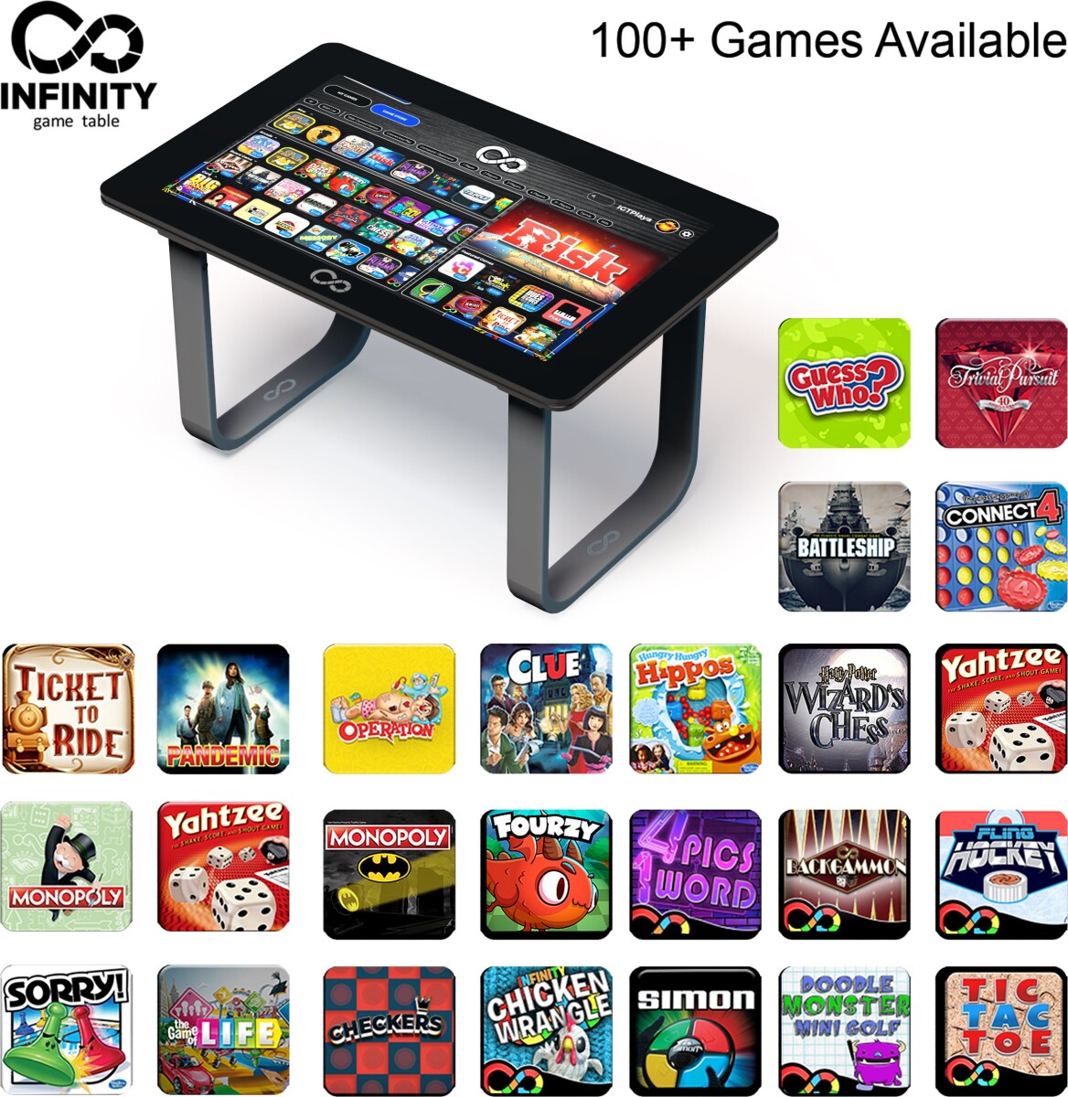 Infinity Game Table Arcade1Up Elektronisk Spillebord - 32