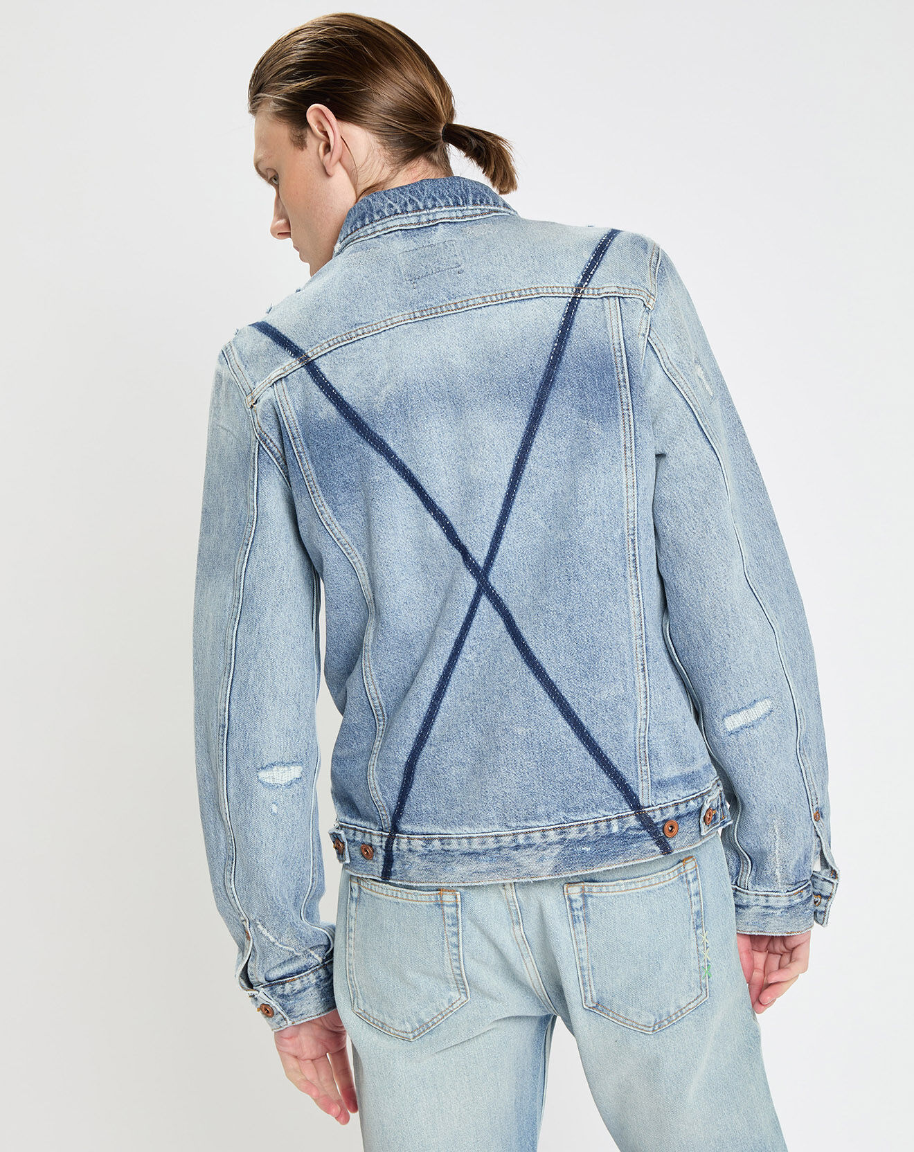 Scotch & Soda Veste en jean bleue