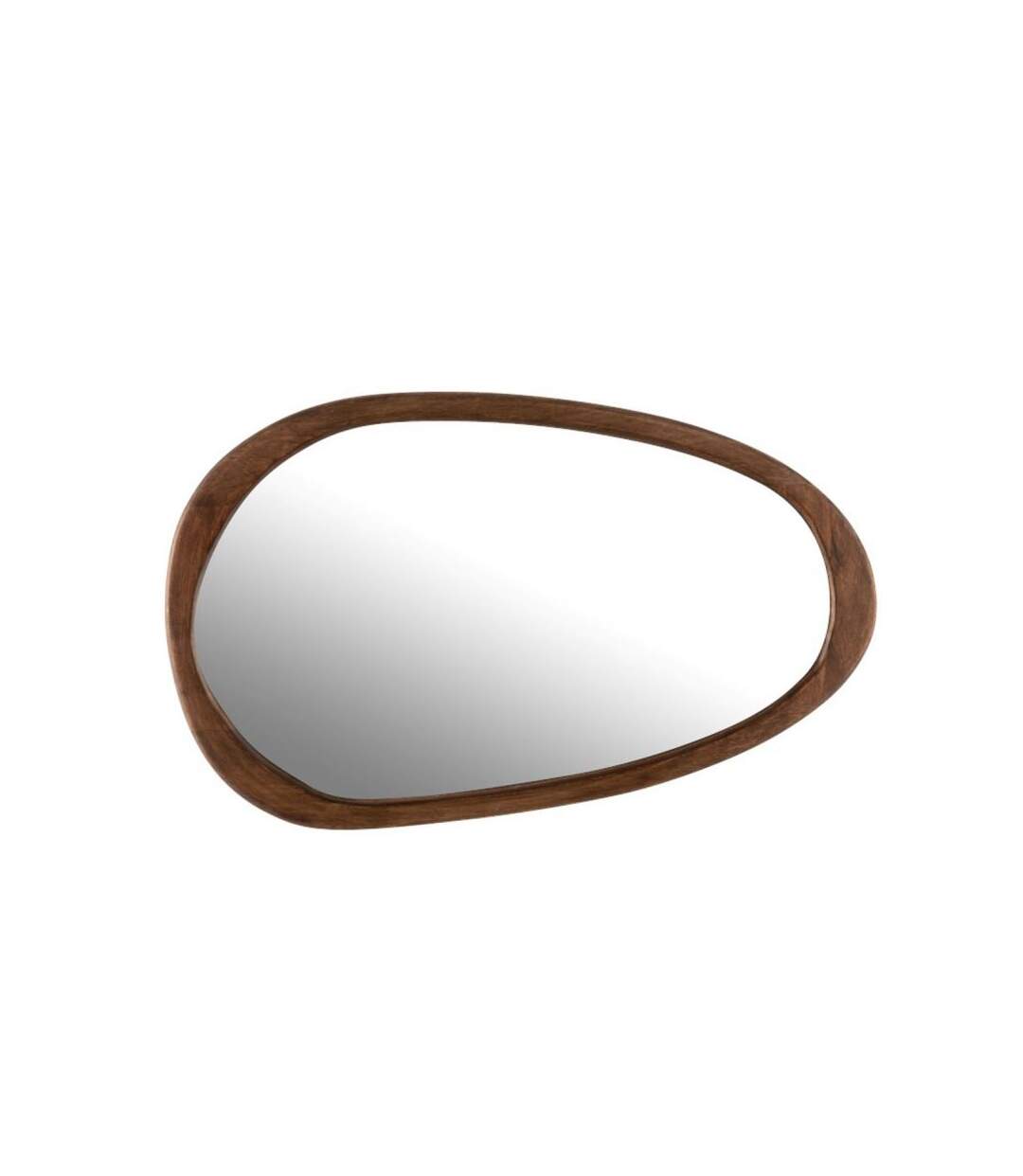 Paris Prix - Miroir Mural En Bois irrégulier 83cm Marron