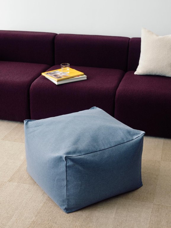 Hay Pouf poef Story Blue