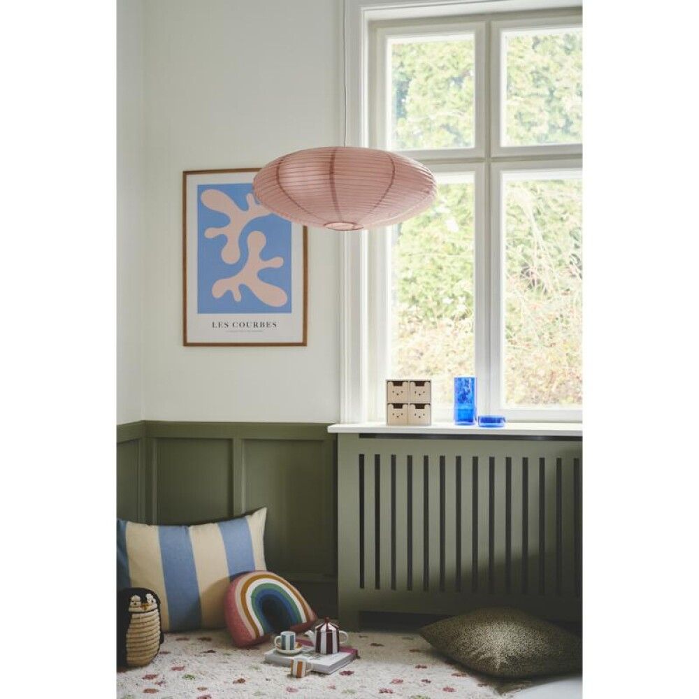 LAMPESKJERM NORDLUX VILLO 60 Ø60X24CM ROSA