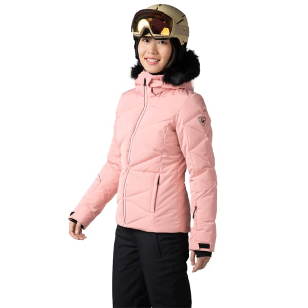 Veste de ski ROSSIGNOL W STACI JKT PASTEL PINK